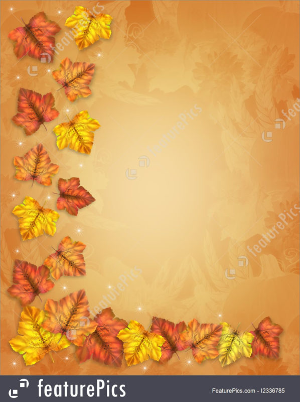 10 New Fall Thanksgiving Images FULL HD 1080p For PC Background 2024 free download illustration of autumn fall leaves border thanksgiving 598x800