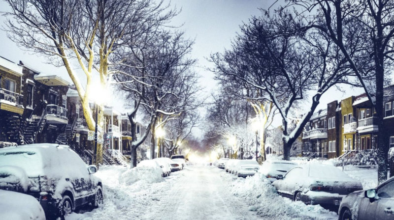 10 Most Popular Winter City Night Wallpaper FULL HD 1080p For PC Desktop 2024 free download street night road cars houses lights snow winter city wallpaper 800x448