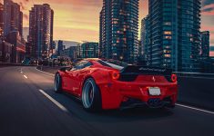 1403 red car hd wallpapers | background images - wallpaper abyss