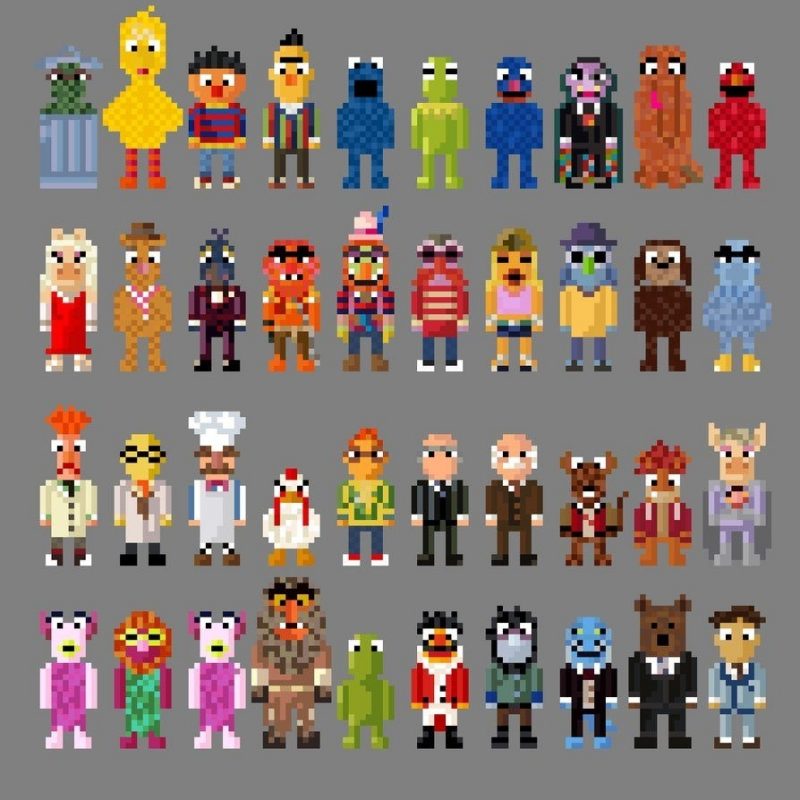 10 Most Popular Sesame Street Character Pics FULL HD 1920×1080 For PC Desktop 2024 free download 8 bit characters sesame street and muppet characters 8 bit 800x800