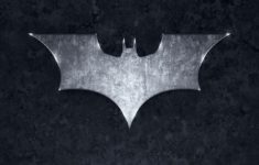 batman logo brushed metal android wallpaper free download