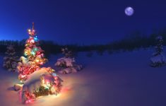 christmas-tree-lights-snow-wallpaper-hd - wallpaper.wiki