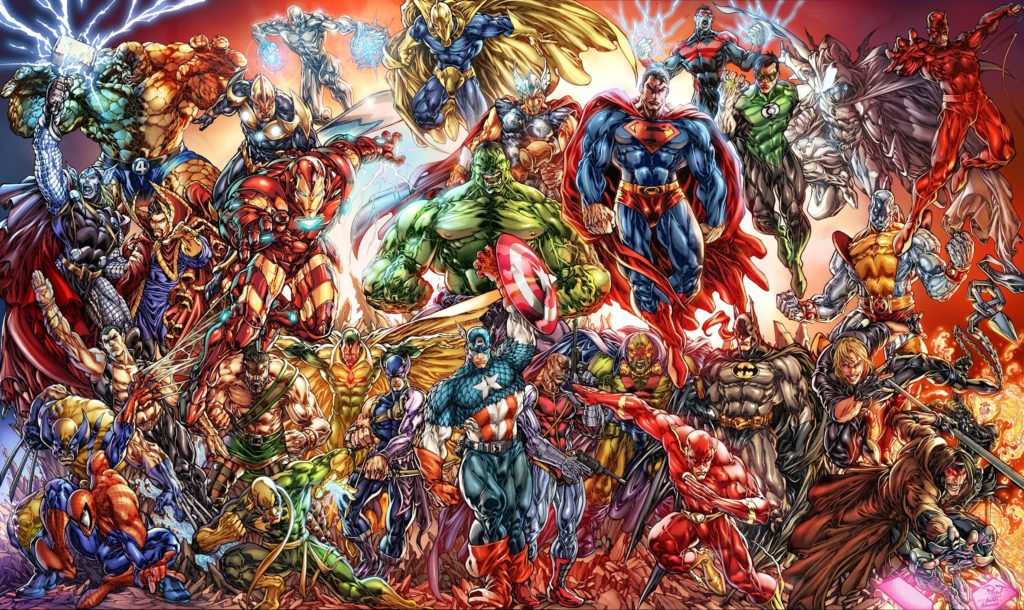 10 Top Marvel And Dc Wallpapers FULL HD 1920×1080 For PC Background 2024 free download collage of marvel and dc characters full hd wallpaper and 1024x610