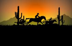 cowboy ride - free cowboy screensaver