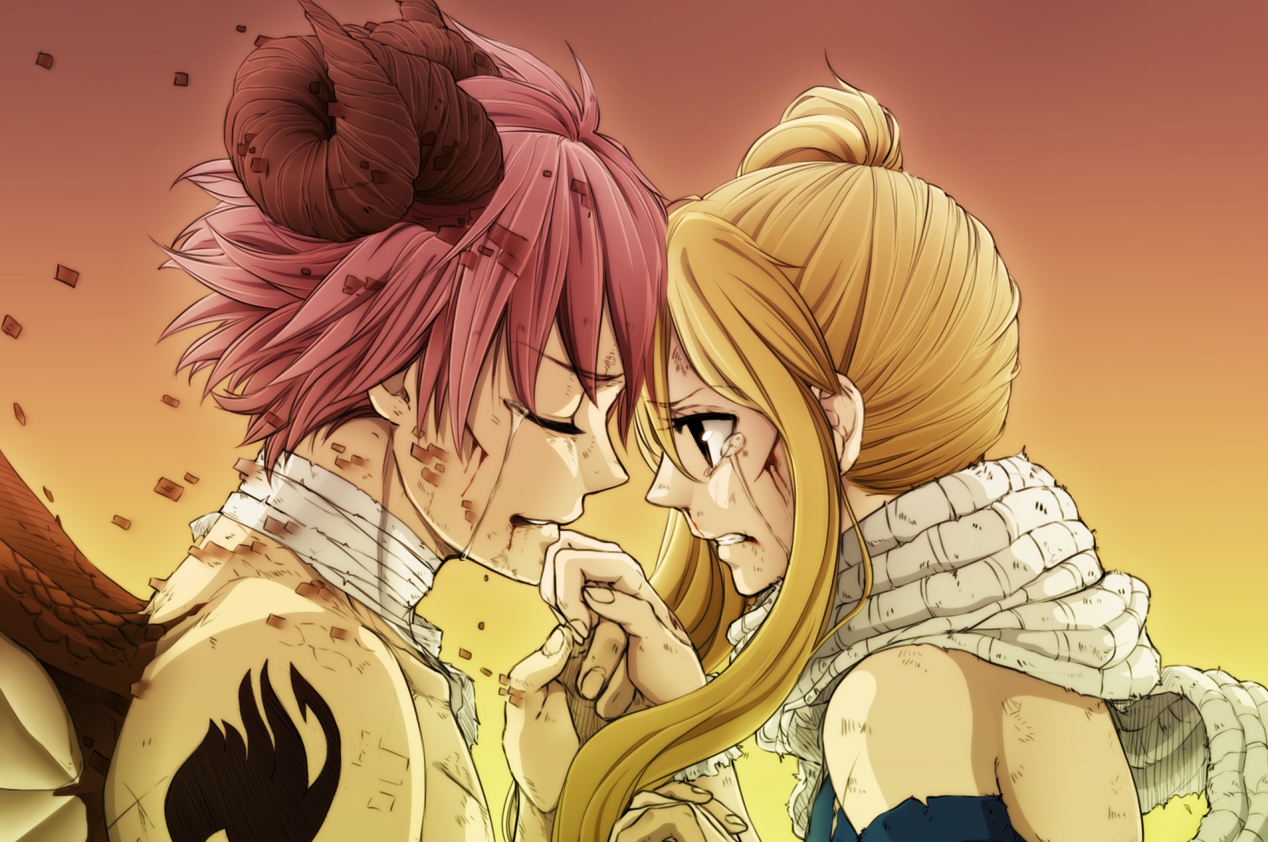 8. "Natsu and Lucy from Fairy Tail" - wide 2