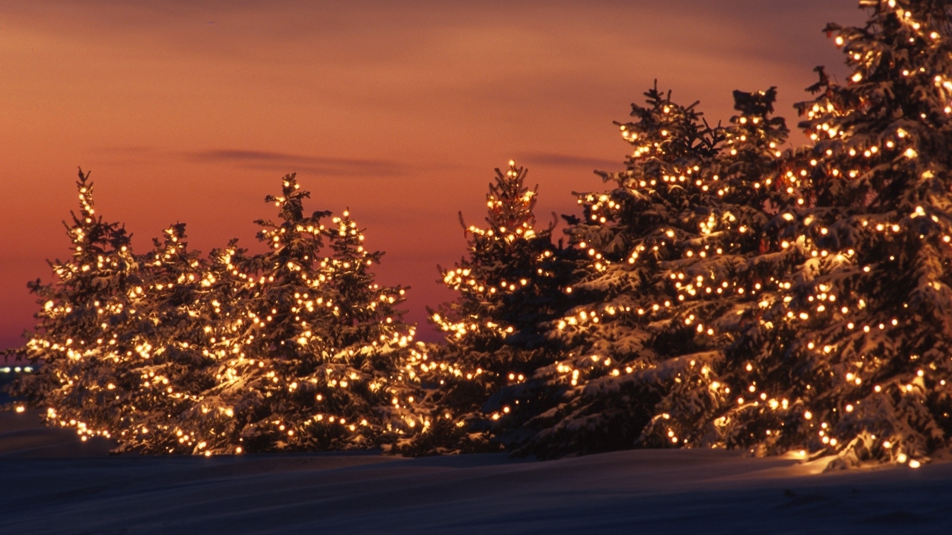 free desktop christmas lights wallpapers winter. - media file