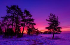 hd awesome winter sunset desktop wallpapers - hd free wallpaper