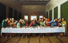 leonardo da vinci original picture of the last supper painting
