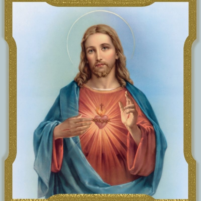 10 Latest Sacred Heart Of Jesus Image FULL HD 1920×1080 For PC Desktop 2024 free download litanies 3 800x800