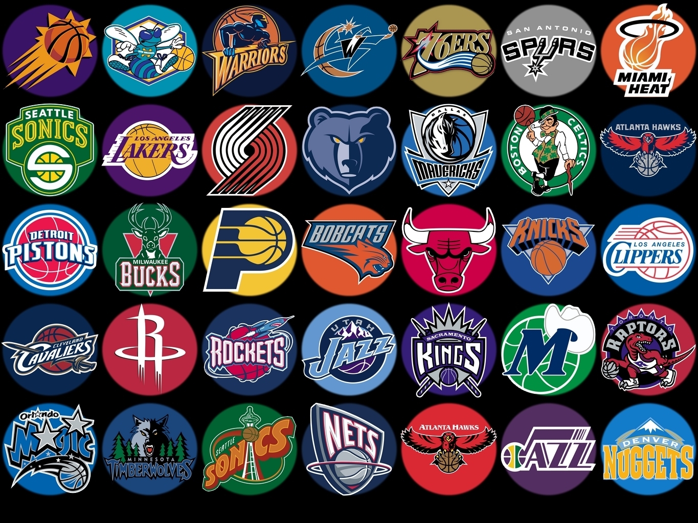 10 New Nba All Team Logos FULL HD 1920×1080 For PC Background