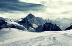 snowy mountains wallpaper - nature wallpapers - #16029