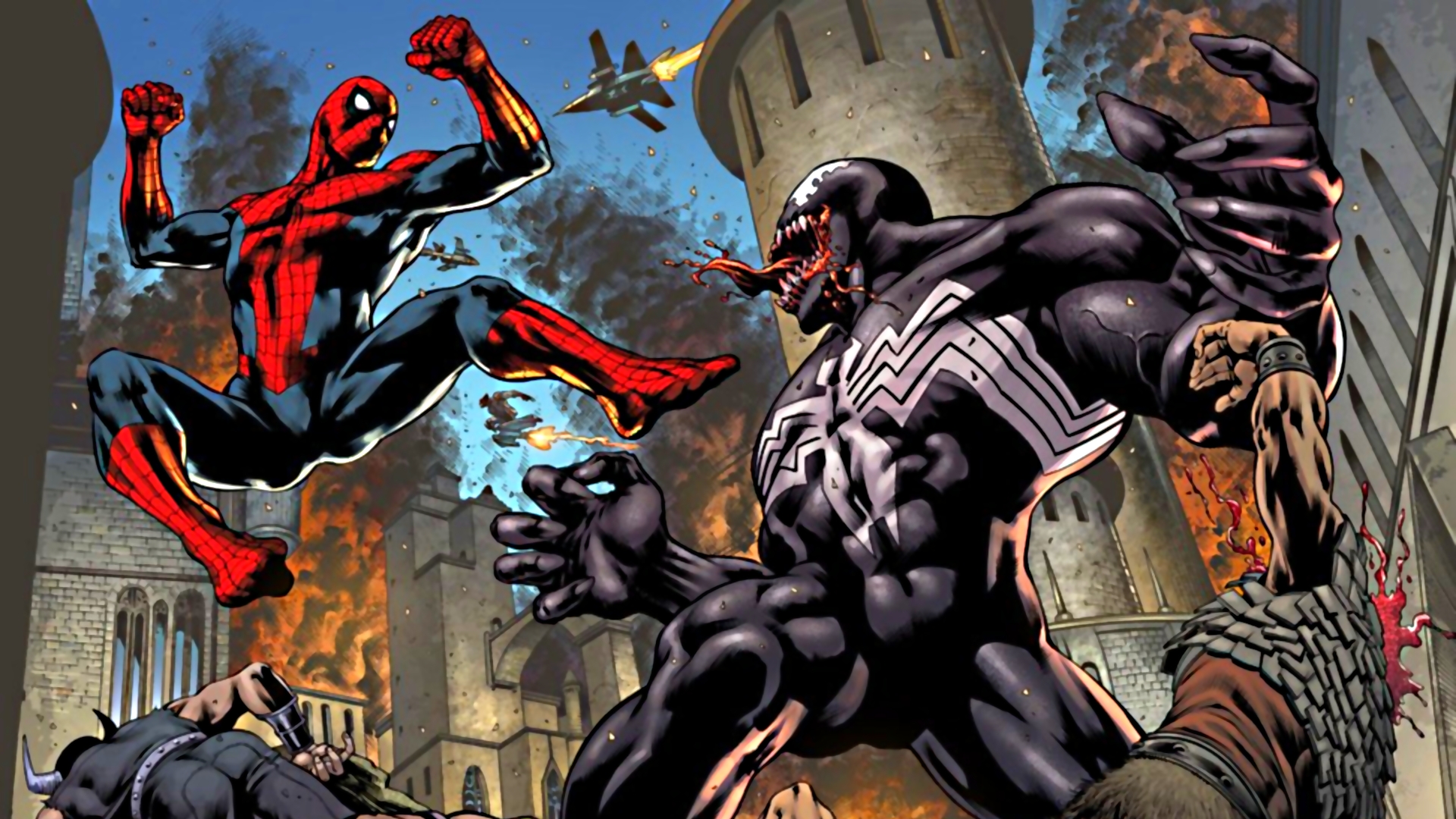 10 Latest Spiderman  Vs Venom  Wallpaper  FULL HD 1080p For 