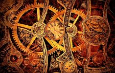 steampunk gears clockwork widescreen watch cogs wallpaper | floor