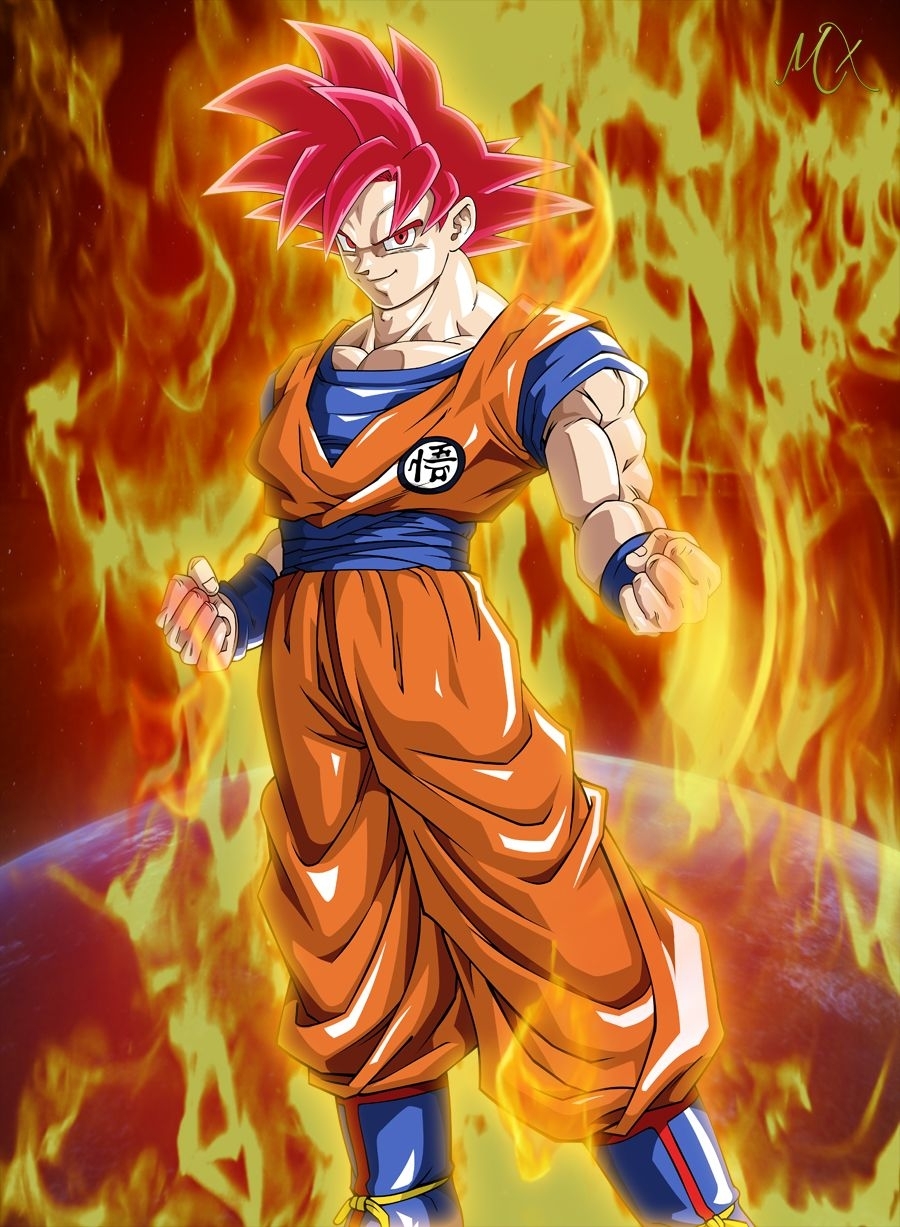 10 Most Popular Goku Super Saiyan God Wallpaper FULL HD ...