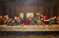 the last supper full hd wallpaper and background image | 3103x1454