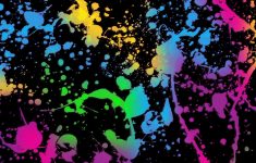 this is the main paint example to study: rainbow paint splatter