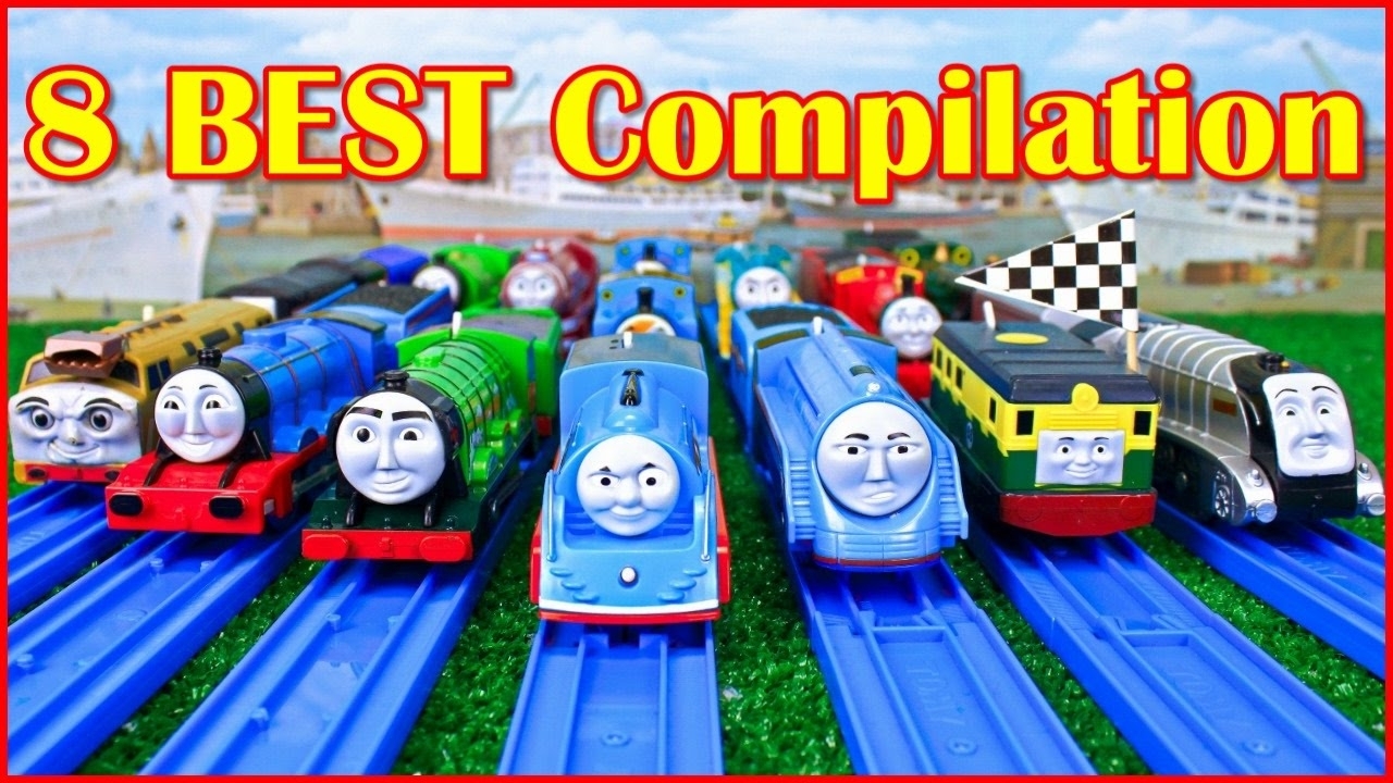 thomas and friends the great race trackmaster compilation | thomas