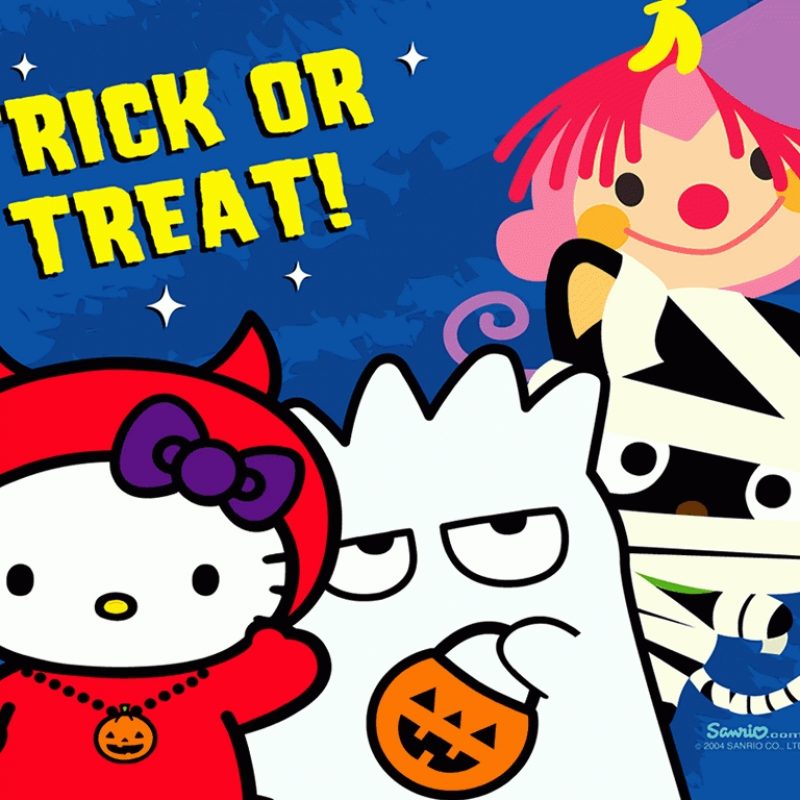 10 New Hello Kitty Halloween Wallpapers FULL HD 1920×1080 For PC Desktop 2024 free download trick or treat hello kitty halloween wallpaper 800x800