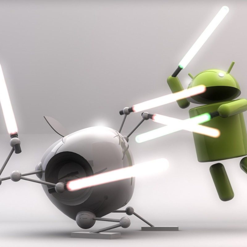 10 Best Android Vs Apple Wallpapers FULL HD 1080p For PC Background 2024 free download uberfuzz android vs apple with lightsabers hd wallpaper products 800x800