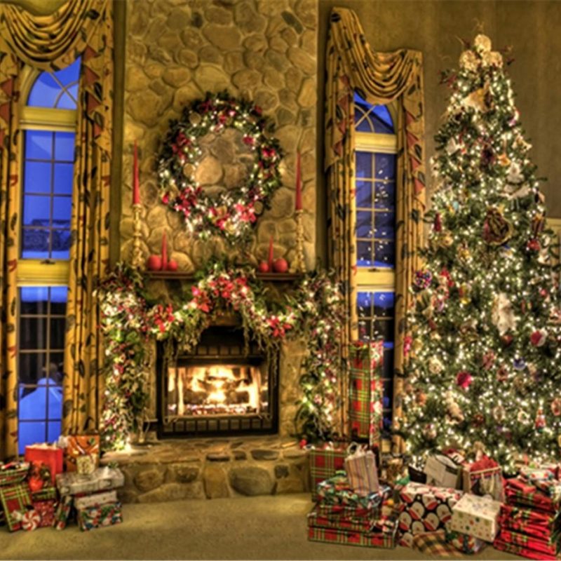 10 New Christmas Fireplace Background Images FULL HD 1920×1080 For PC Desktop 2024 free download vinyl christmas fireplace backdrop luxury indoor room decorated 800x800
