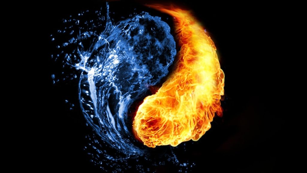 10 Latest Water And Fire Wallpaper FULL HD 1080p For PC Desktop 2024 free download water vs fire wallpaper chinese art pinterest water yin 1024x576