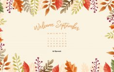 your september 2017 calendar wallpaper is here. get it!